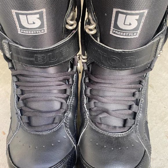 Burton Freestyle Mens Snowboard Boots Size 8 Color Black main image 4